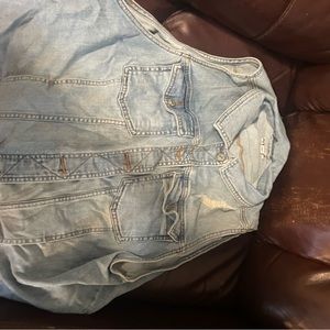 Womens plus size denim vest
